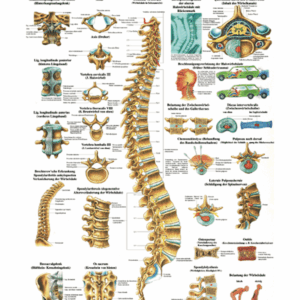The Human Spine Anatomical Chart