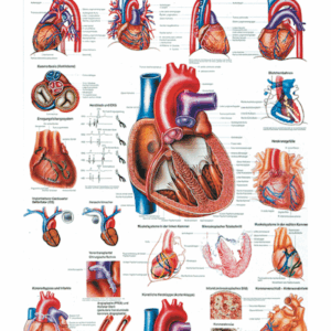 The Human Heart Anatomical Chart