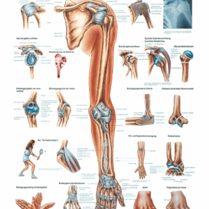 The Human Upper Limb Anatomical Chart