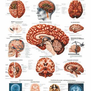 The Human Brain Anatomical Chart