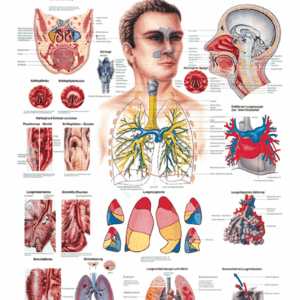 The Human Respiratory System Anatomical Chart
